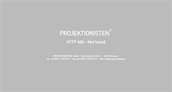 Desktop Screenshot of mignon.projektionisten.de